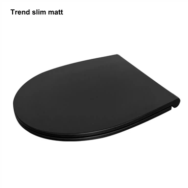 Matt Black WC sedátko Soft Close